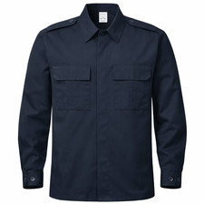 ⭕️ TACTICAL BDU DARK NAVY RIPSTOP LS SHIRT MILITARY WORKWEAR M SUPERIOR UNIFORM picture