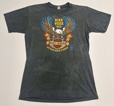 Vintage Rare 1983 Harley Davidson Daytona Beach Bike Week Size L picture