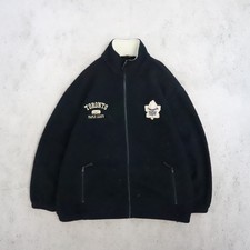 Vintage Toronto Maple Leafs Roots Fleece Jacket Size Large NHL picture
