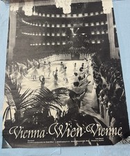 Original Vintage 1960s Vienna Opera Ball Poster - Opernball Austria Travel 16x22 picture