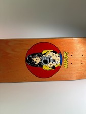 Hook-Ups Barrel of a Gun Skateboard Deck 8.0 Hand Screened Rare picture
