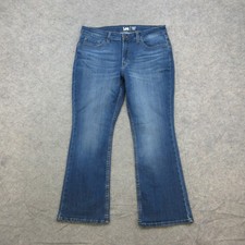 Lee Jeans Women's 16 Blue Medium Wash Bootcut Stretch New picture