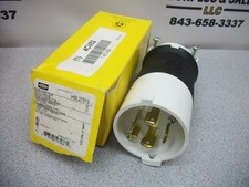 HUBBELL SAFETY SHROUD TWIST-LOCK PLUG HBL2731S 30AMP 480VOLT 3PH 3P 4W+G NIB picture