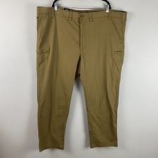 Lee Extreme Comfort Cargo Pants Size 52x32 Tan Straight Fit Stretch picture