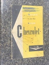 ORIGINAL 1959 CHEVROLET PASSENGER CAR OPERATOR OWNERS MANUAL (16C) picture