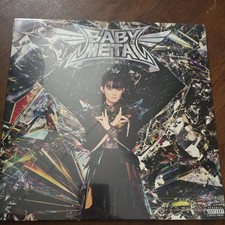 Babymetal  SIGNED print with Metal Forth Su-Metal  Vinyl Record picture