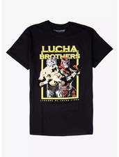 LUCHA BROTHERS LEGENDS OF LUCHA LIBRE TAG TEAM WRESTLING T-SHIRT SIZE L SEALED picture