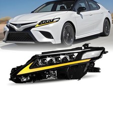 Headlights Fit for 2018-2024 Toyota Camry-Full, LED, Driver picture
