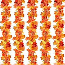 1/3/5Pcs Artificial Autumn Maple Leaves Hanging Vines Wreath for Home Garden Dec picture