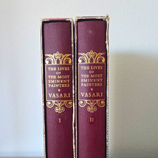 Giorgio Vasari The Lives of the Most Eminent Painters Vol I & II Hardcover picture