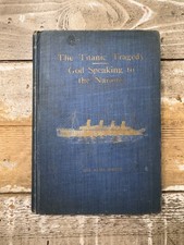 1912 Antique History Book “The Titanic Tragedy” White, 1st edition picture