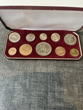 1953 Great Britain Proof Coin Set  Boxed in Red Case picture