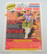 Vintage 1986 The Fridge Figure Magazine Ad Print Poster GI G.I. Joe ARAH Promo picture