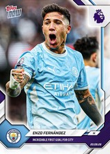Enzo Fernandez 1st Man City Goal 2026-27 Premier League Topps NOW #37 PRESALE picture