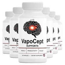 (6 Pack) VapoCept Nootropic Brain Health Support Formula, VapoCept Capsules picture