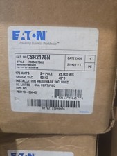 Eaton 120/240 V 175A Circuit Breaker - Black (CSR2175N) picture