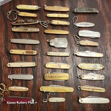 Mystery Lot Vintage Mini Keychain Watch Fob Etc Folding Pocket Knife picture
