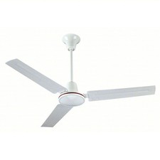 DAYTON Ceiling Fan, 56 in, Blades 3, Number of Speeds 1, 277V AC, White picture