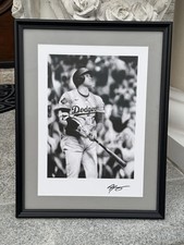 Shohei Ohtani Framed Keegan Hall Art Signed By Artist  picture
