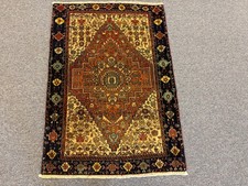 SEMI-ANTIQUE GHOLTUGH/BIJAR HAND KNOTTED SMALL SCATTER ORIENTAL RUG 2X3 picture