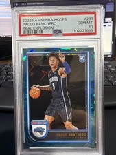 2022-23 Panini NBA Hoops - Rookies Paolo Banchero #231 Teal Explosion (RC) picture