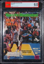 🔥1984 Michael Jordan Sports Illustrated Olympics Rookie Year PSA Not CGC 🔥 picture