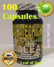Calea Zacatechichi Mexican Dream Herb Hieba de Los suenos Leaf of God 100 Caps picture