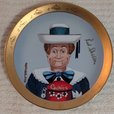 Red Skelton Porcelain Plate 