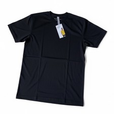NEW American Apparel Poly-Cotton Short Sleeve Crew Neck Shirt Men's Med Black picture