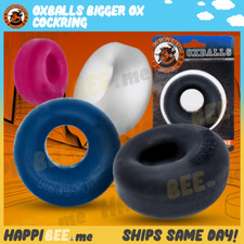 Oxballs BIGGER OX Cock Ring🍯Male TPR + Silicone Ball Stretcher Penis Sack Sling picture