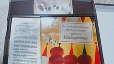 Vintage 1974 Milton Bradley Backgammon Tutor COMPLETE No 2407 Made in USA picture