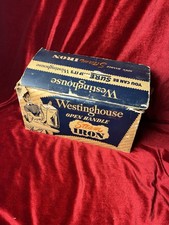 Westinghouse Open Handle Chrome Steam Iron w/ Box MCM Vintage - Tested picture