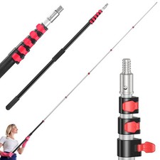 5-24 Ft Multi-Purpose Telescoping Extension Pole For Painting  Dusting Cleaning picture
