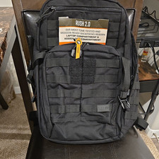 5.11 Tactical RUSH 24 2.0 37L Tactical Backpack Black MOLLE Fits 15