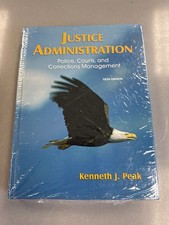 Justice Administration : Police, Courts, and Corrections Management 5th Edition picture
