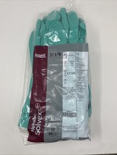QTY 23 BRAND NEW Ansell AlphaTec® Solvex Gloves 37-175 - Size 10 - 12 Pack (UU) picture