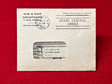 Vintage 1943 WWII V-Mail Letter & Envelope Censor Stamp England to Arkansas Army picture