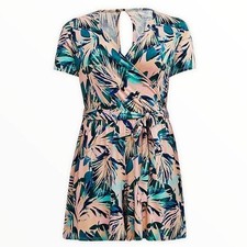 Torrid SUPER SOFTSURPLICE ROMPER Palm Wrap Size 3 picture
