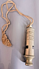 Antique Victorian Metropolitan Patent Whistle J Hudson 131 Barr St c1885 picture