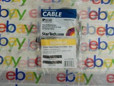 New StarTech.com 18 Inch Gray Round Floppy Drive Cable FDROUND 34-Pin Single picture