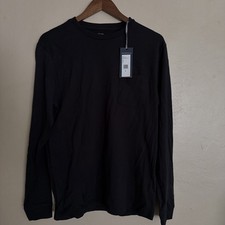Vineyard Vines Men's Blank Long-Sleeve Pocket T-Shirt CG2 Black Small picture