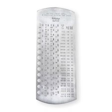 Mitutoyo 950-208 Drill Gage, 1.0-5.9Mm,  57 Holes picture