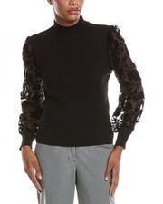 Joseph A. Burnout Mock Neck Top Women's picture