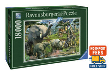 Ravensburger 17823 Jigsaw Puzzle AT THE WATERHOLE 18000 pcs. 276 x 192 cm. NEW picture