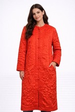 Womens Vintage Hong Kong Cheongsam Robe House Coat Charles & Co M 8/10 Rayon picture