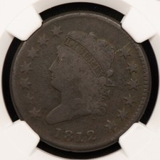 1812 1c Classic Head Large Cent - Original Look - NGC VF Details - SKU-B2238 picture