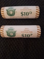 * 2 $10 rolls Denali National Park Quarters/ Smokey the Bear Mint Wrapping  P,D* picture