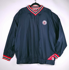 VTG 90s ABC Sports Wide World of Sports V-Neck Pullover XL Navy GORPCORE  picture