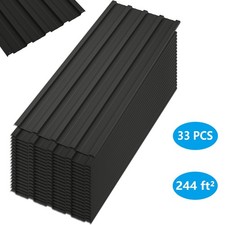 33 PCS Roof Panels Galvanized Steel Hardware Metal Roofing Sheets Wall Panels picture