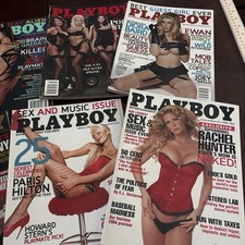 Playboy early/mid 2000s Magazine Lot: Paris Hilton, Jenny McCarthy  picture